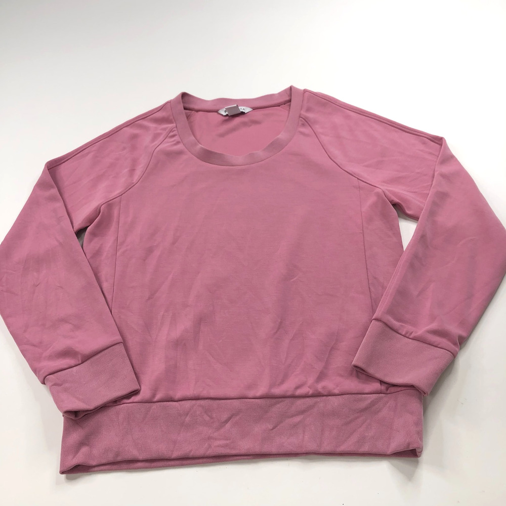 Athleta Seasoft Scoop Neck XS Pullover Sweater Pink MINT 982334